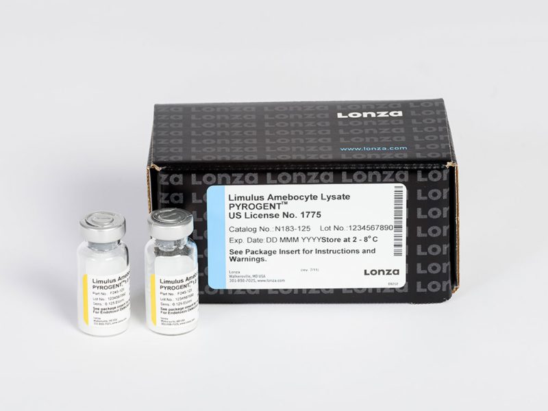 5 × 16 tests/vial Lysate, 80 tests, Sensitivity: 0.125 EU/ml
