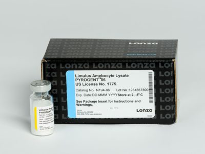 5 × 50 tests/vial Lysate, 250 tests, Sensitivity: 0.06 EU/ml