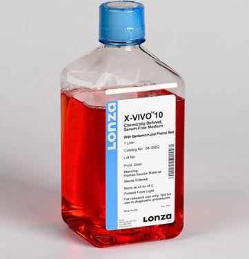X-Vivo 10 with Native Transf, Gent and Phenol Red, 1 L